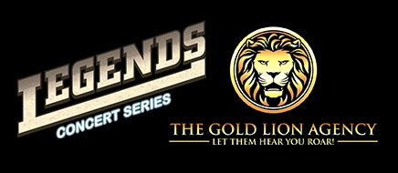 Legends Concert Series The Gold Lion Agency Logo Sponsor with Naples All Start Events